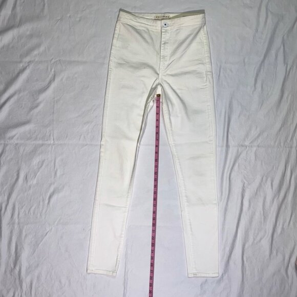 Bullhead Denim Co. Uber High Rise Skinniest White Jeans – Size 7 - Picture 12 of 12